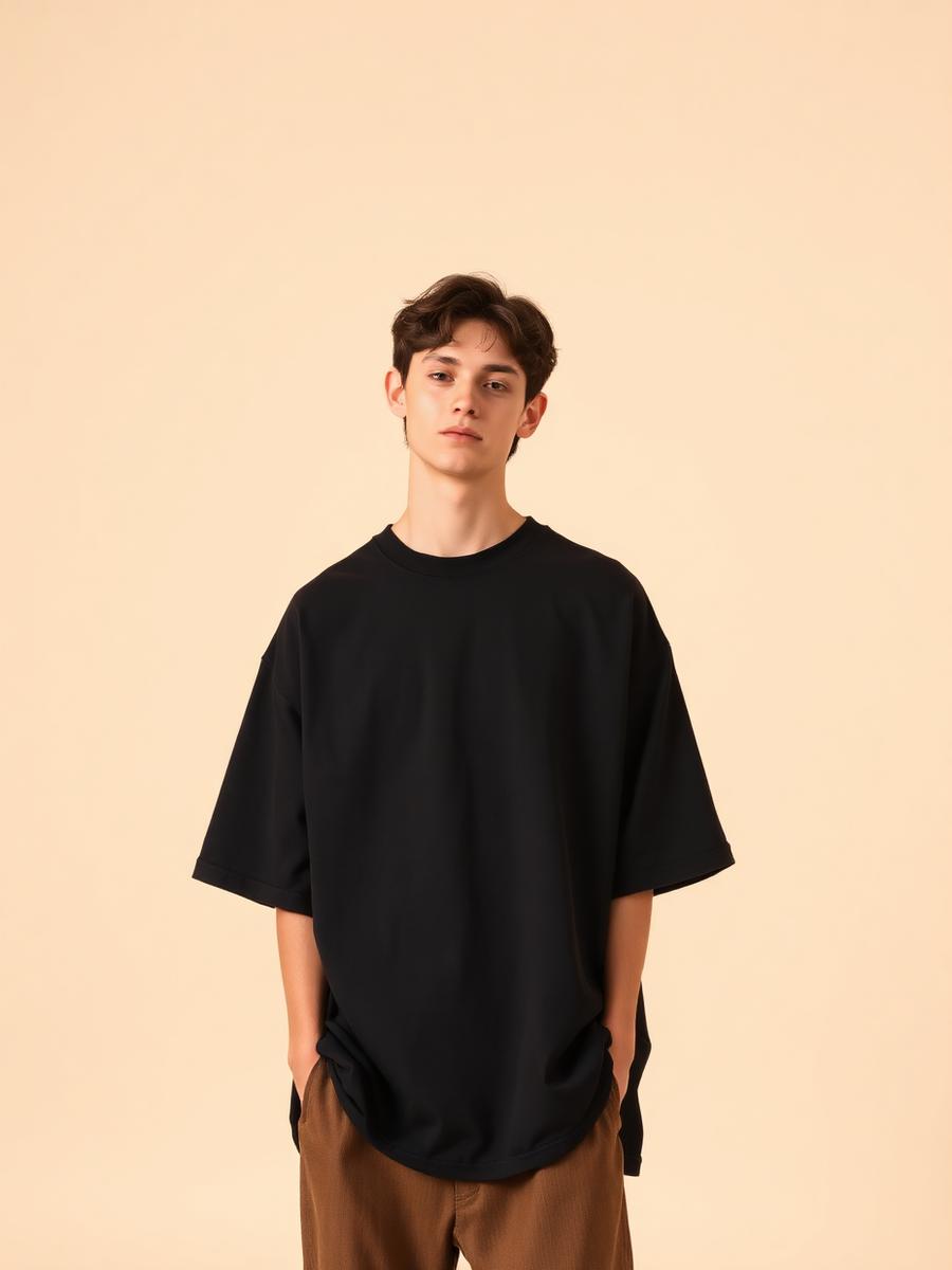 Футболка heavy cotton, чёрная — SEVER STUDIO